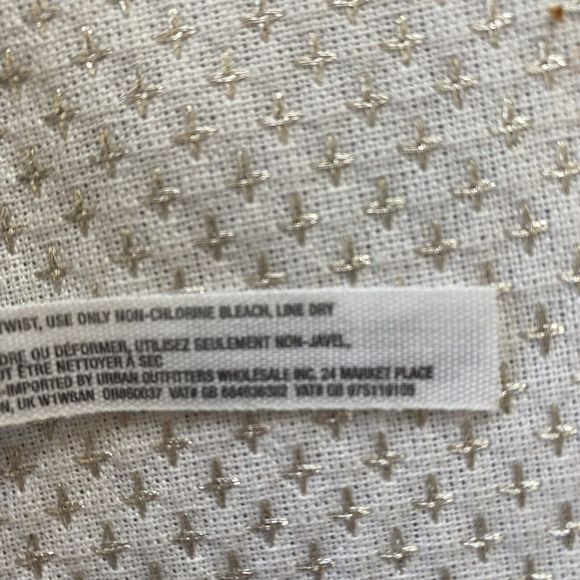 Free People Intimately Mini Slip Dress Ruffled Black Gold Dot Medium Button Back - Picture 9 of 13